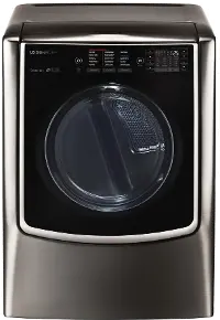 DLEX9500K LG Signature Electric Dryer - 9.0 Cu. Ft. Black Stainless Steel