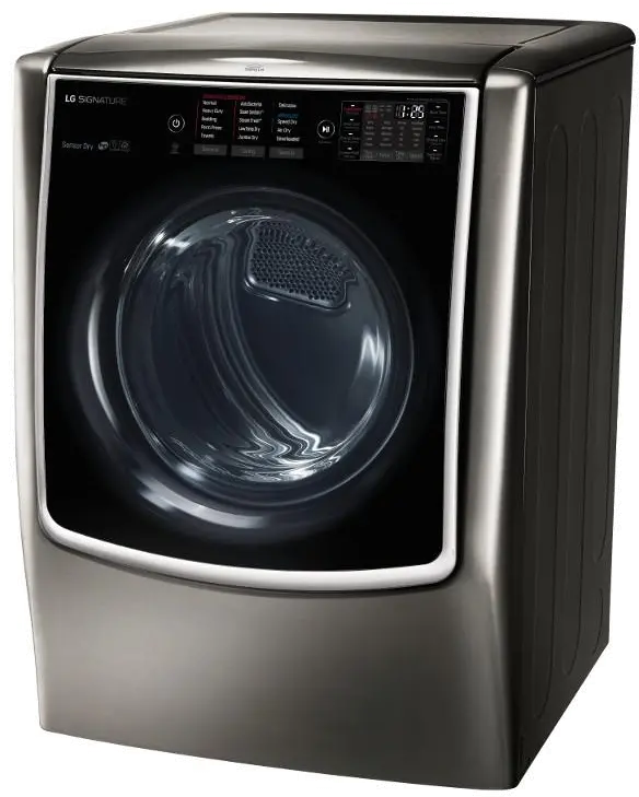 DLEX9500K LG Signature Electric Dryer - 9.0 Cu. Ft. Black Stainless Steel-2