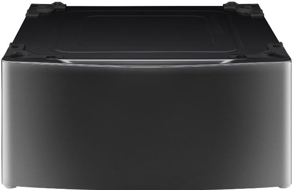 LG Signature Washer and Dryer Pedestal - Black Stainless Steel