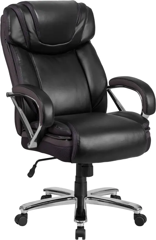 Big and Tall Black Executive Office Chair-1