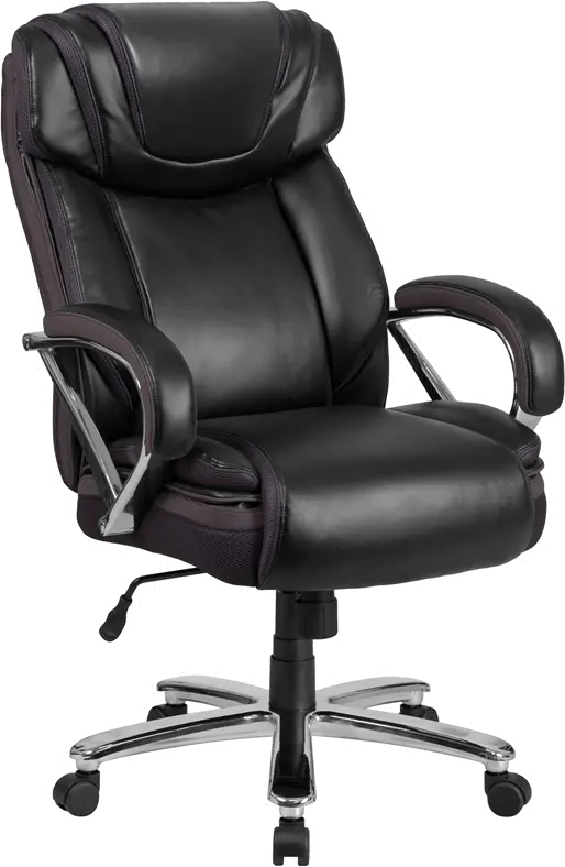 Big and Tall Executive Office Chair - Black-1