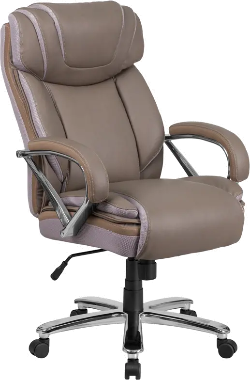 Big and Tall Executive Office Chair - Taupe-1