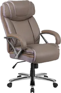 Big and Tall Executive Office Chair - Taupe