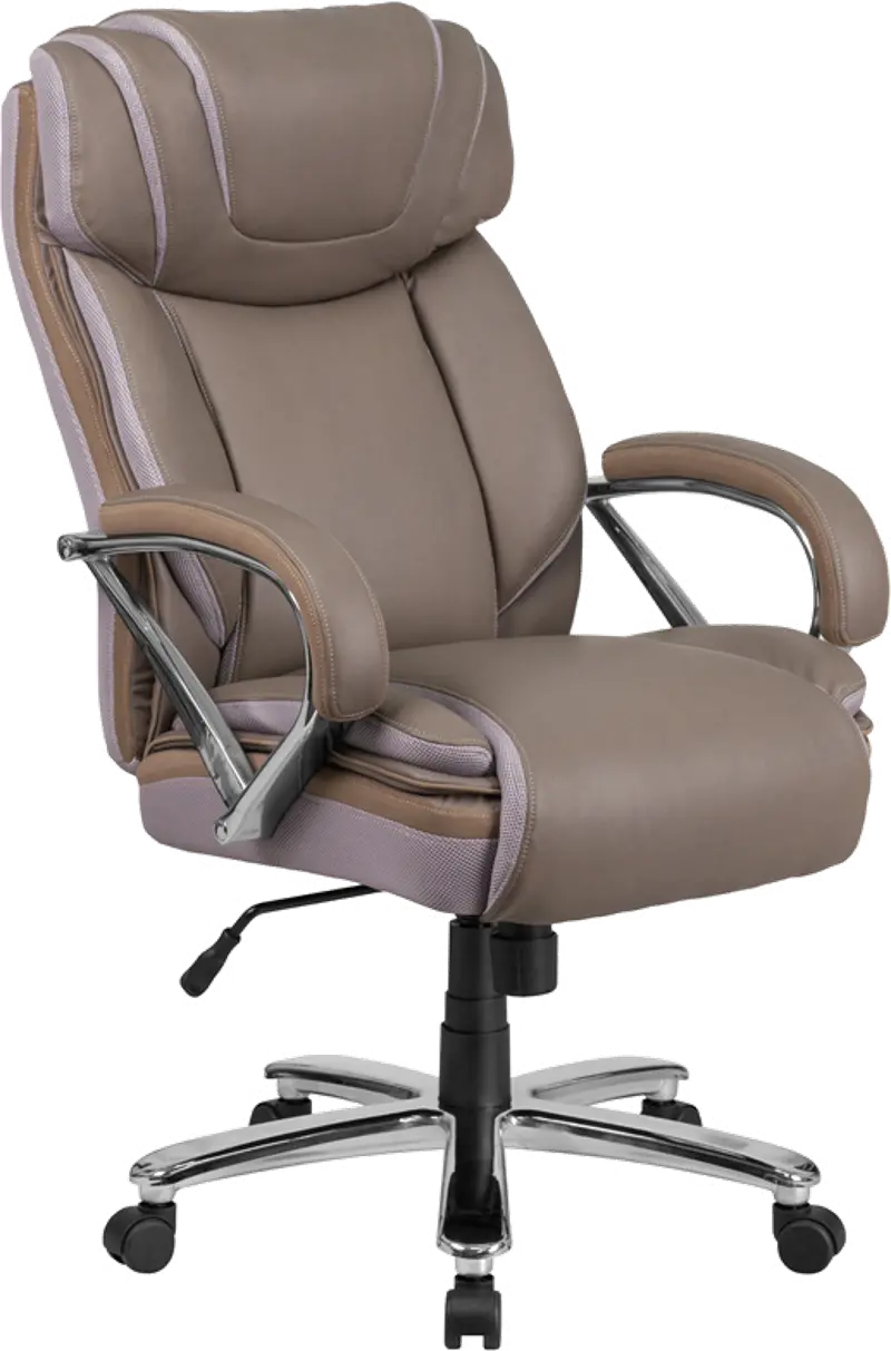 Big and Tall Executive Office Chair - Taupe