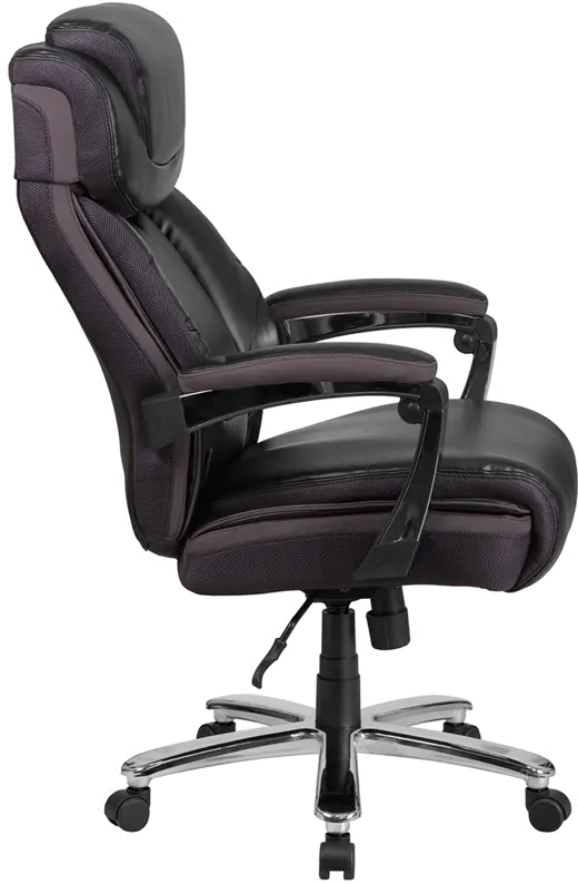 Big & Tall Black Executive Office Chair-3