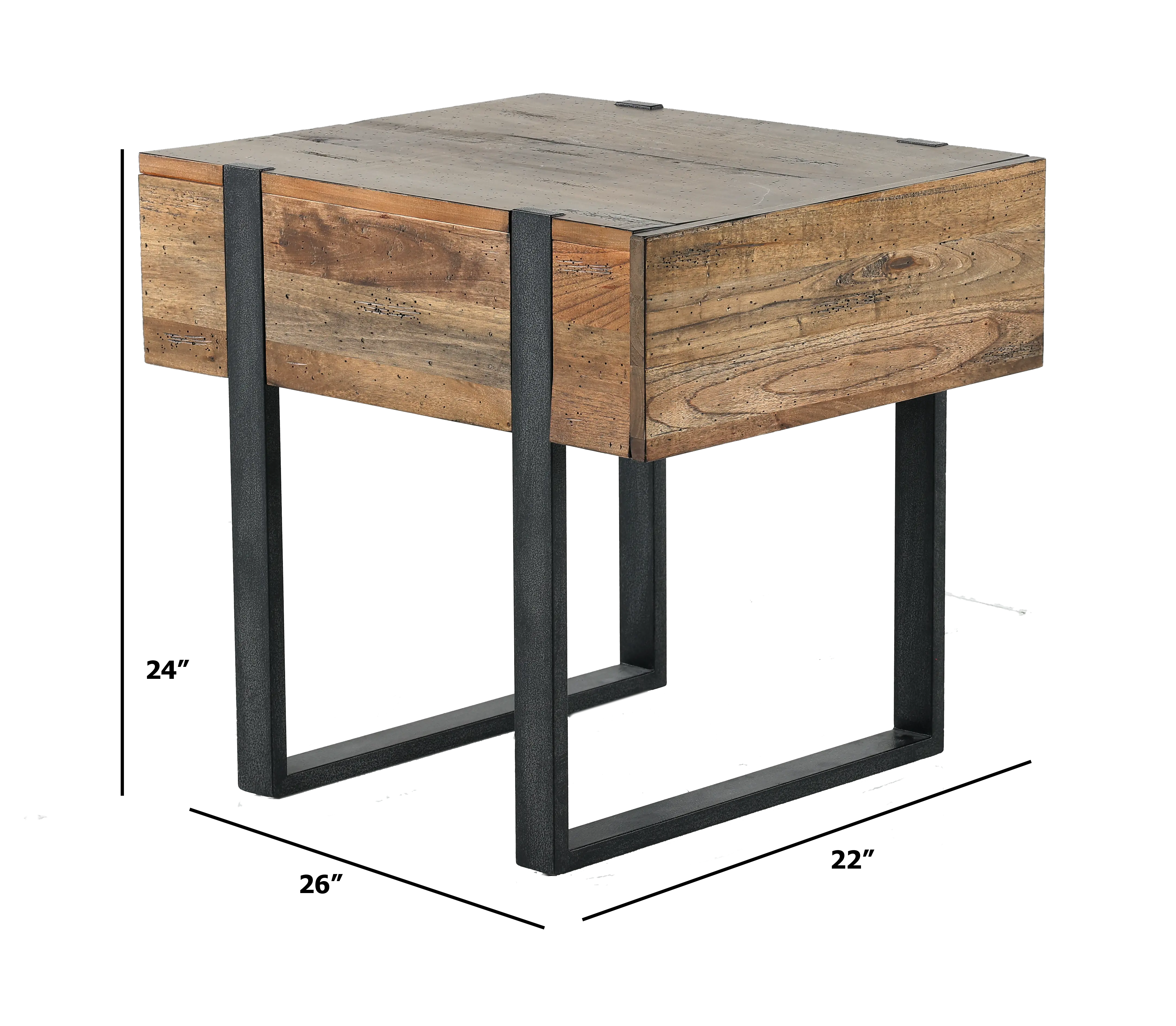 Prescott Brown End Table-3