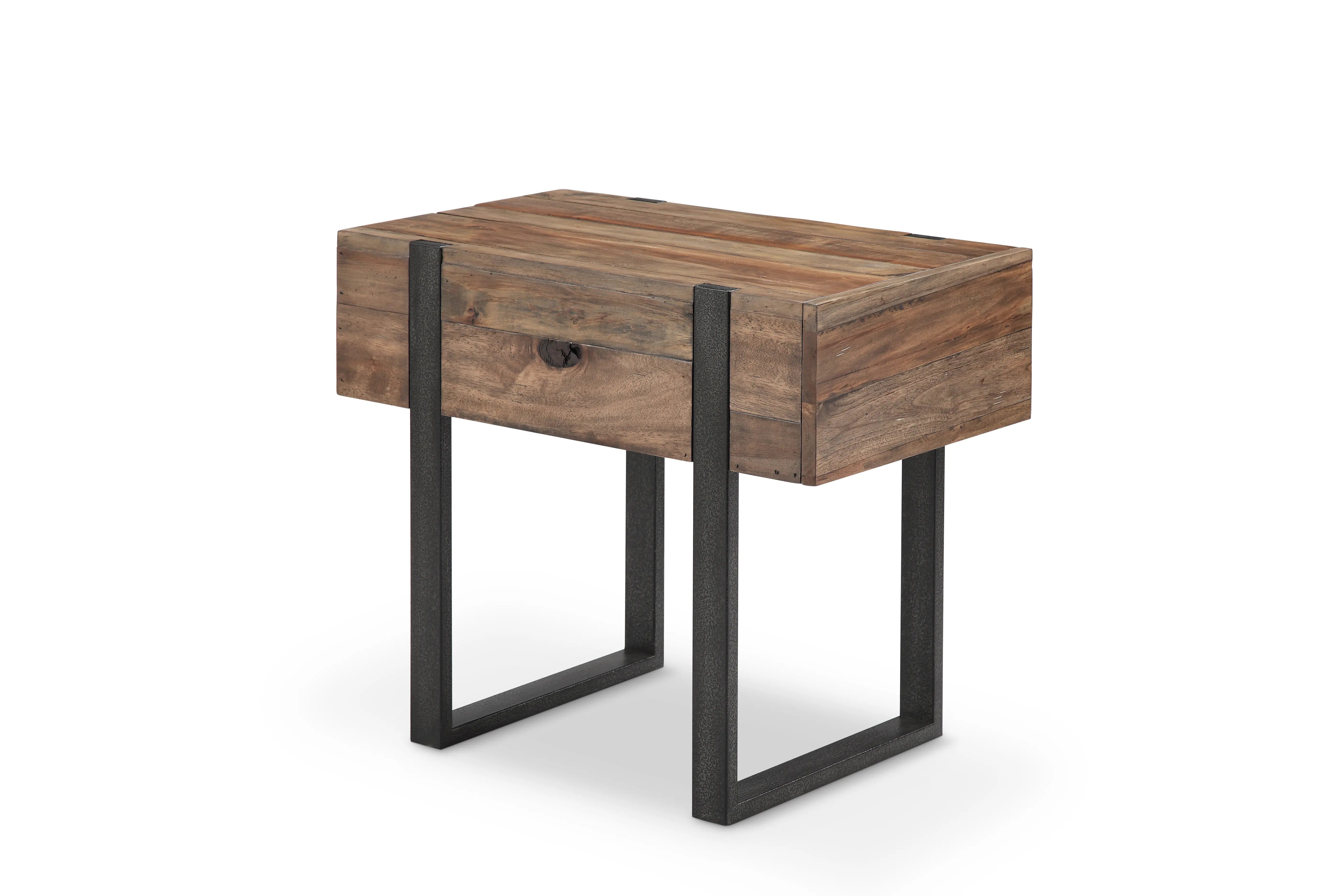 Prescott Brown Chairside Table-2