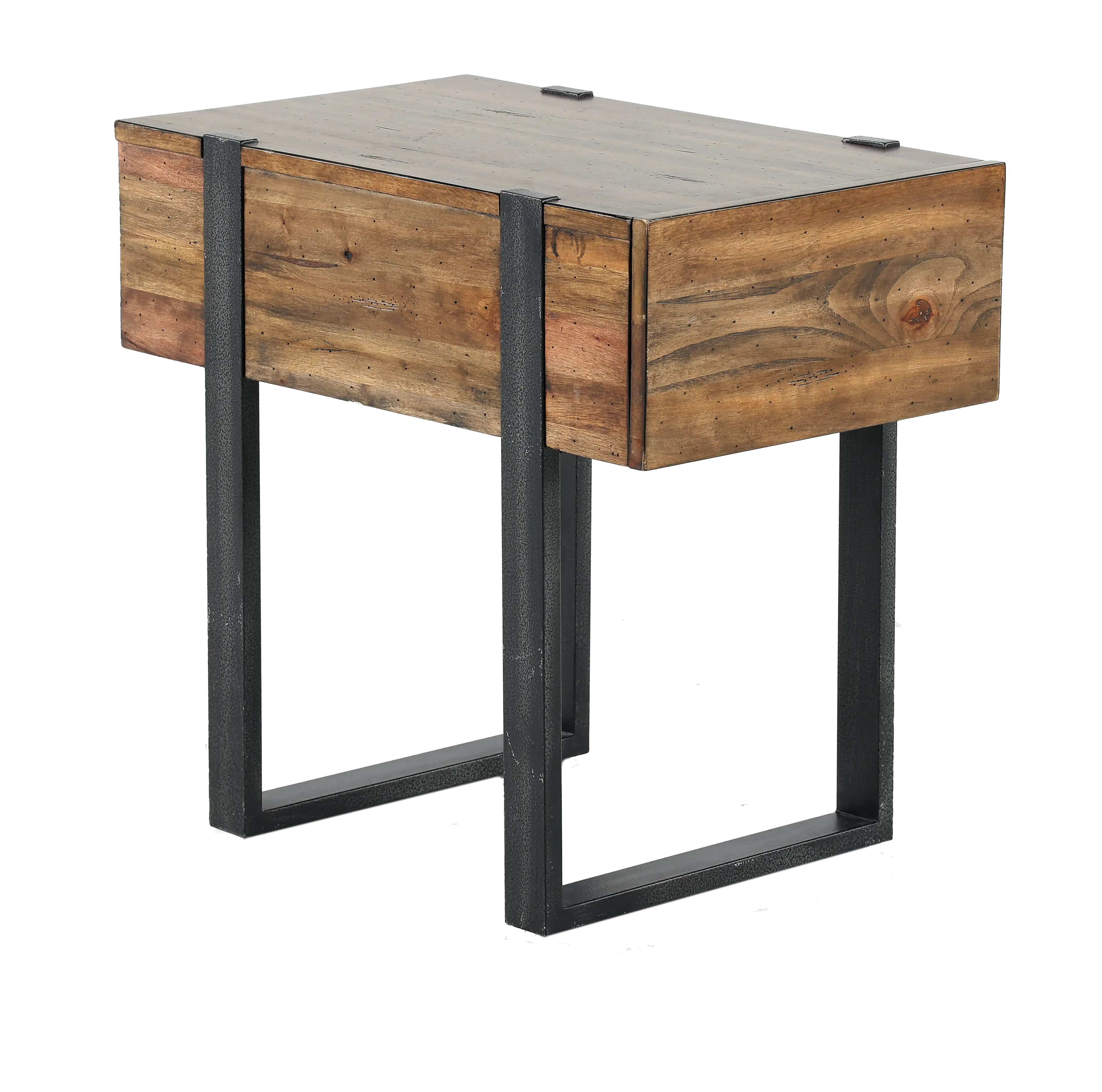 Prescott Brown Chairside Table-4