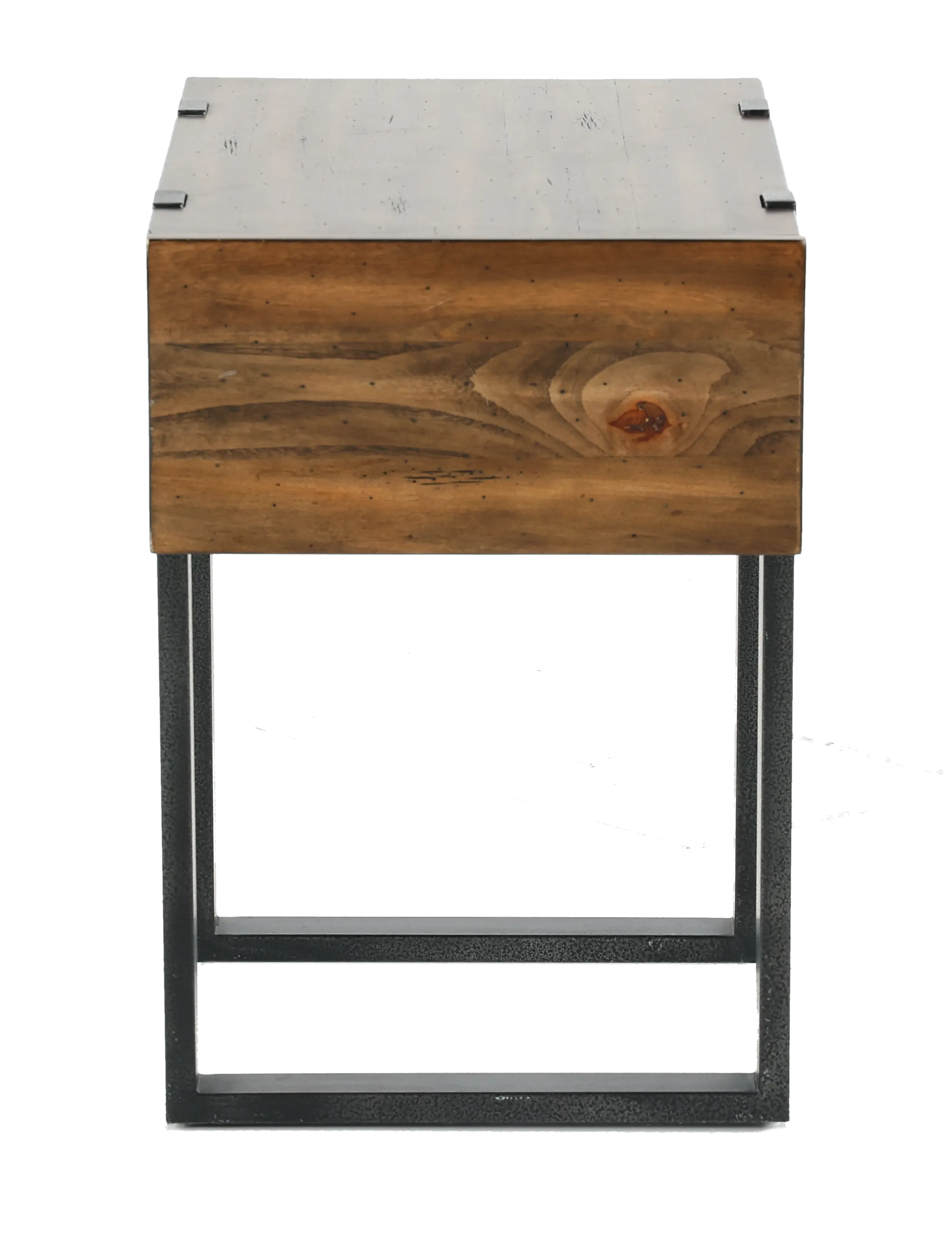 Prescott Brown Chairside Table-8
