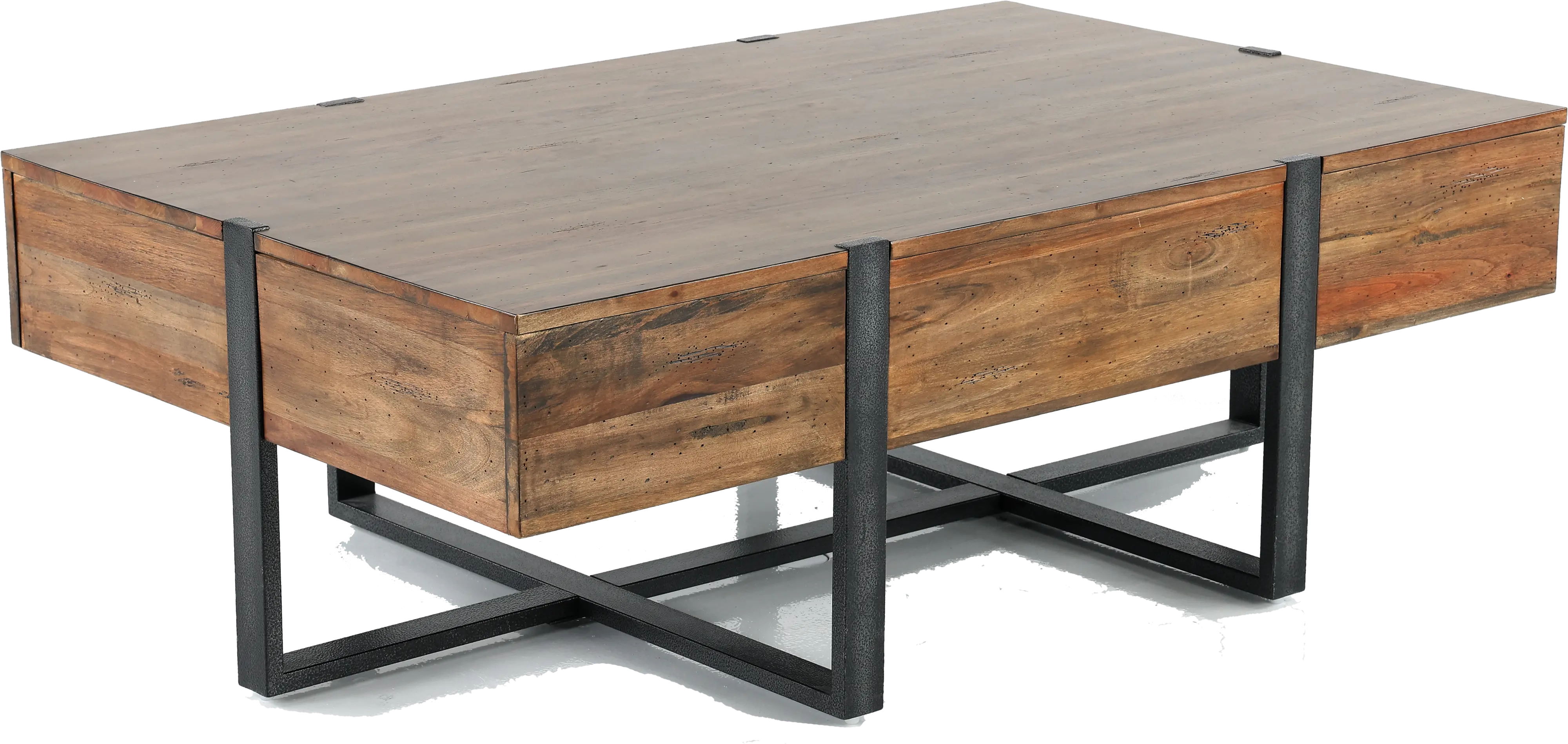Prescott Brown Coffee Table-2