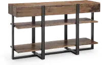 Prescott Brown Console Table