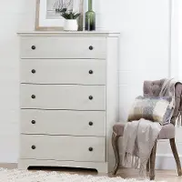 10245 Avilla Winter Oak 5-Drawer Chest - South Shore