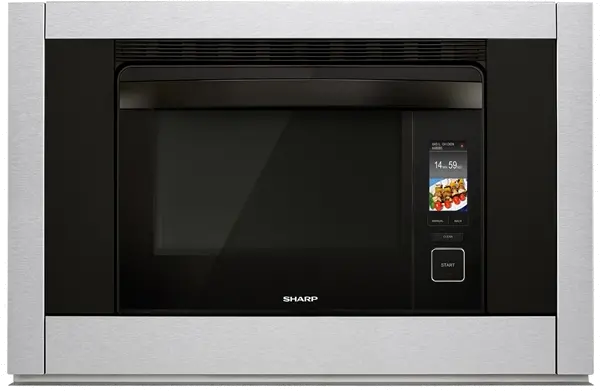 SSC3088AS Sharp 1.1 cu ft SuperSteam Single Wall Oven - Stainless Steel 30 Inch-1