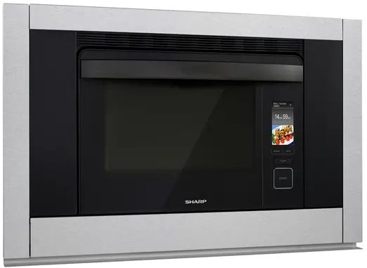 SSC3088AS Sharp 1.1 cu ft SuperSteam Single Wall Oven - Stainless Steel 30 Inch-2
