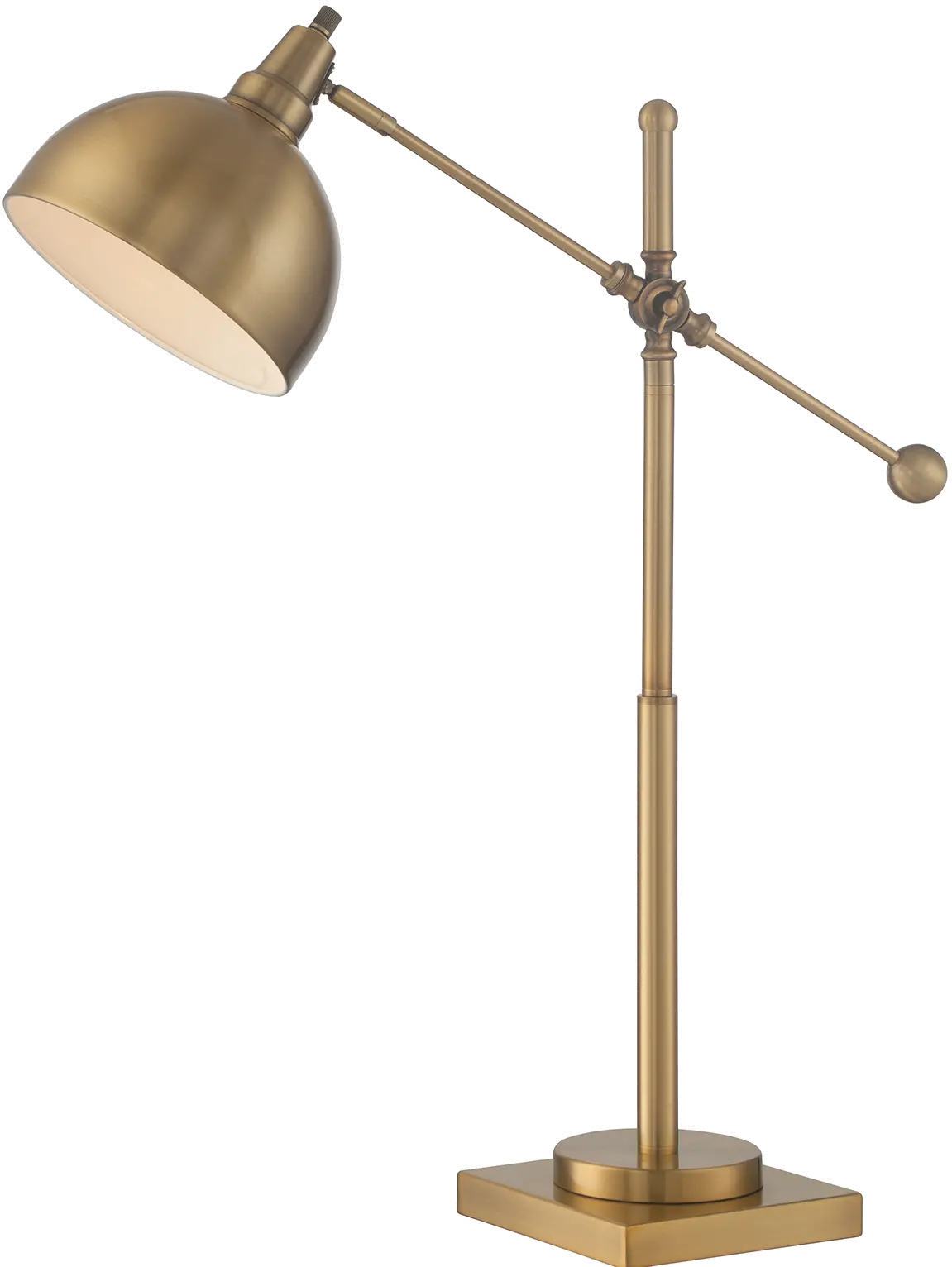 Cupola Brushed Brass Desk Lamp-1