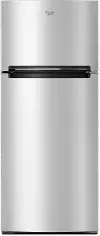 WRT518SZFM Whirlpool 18 cu ft Top Freezer Refrigerator - 28 W Stainless Steel