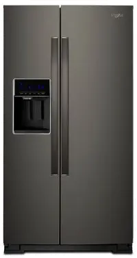 WRS588FIHV Whirlpool 28.5 cu ft Side by Side Refrigerator - Black Stainless Steel