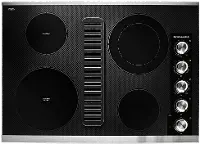 KCED600GSS KitchenAid 30 Inch Electric Downdraft Cooktop with 4 Elements - Stainless Steel