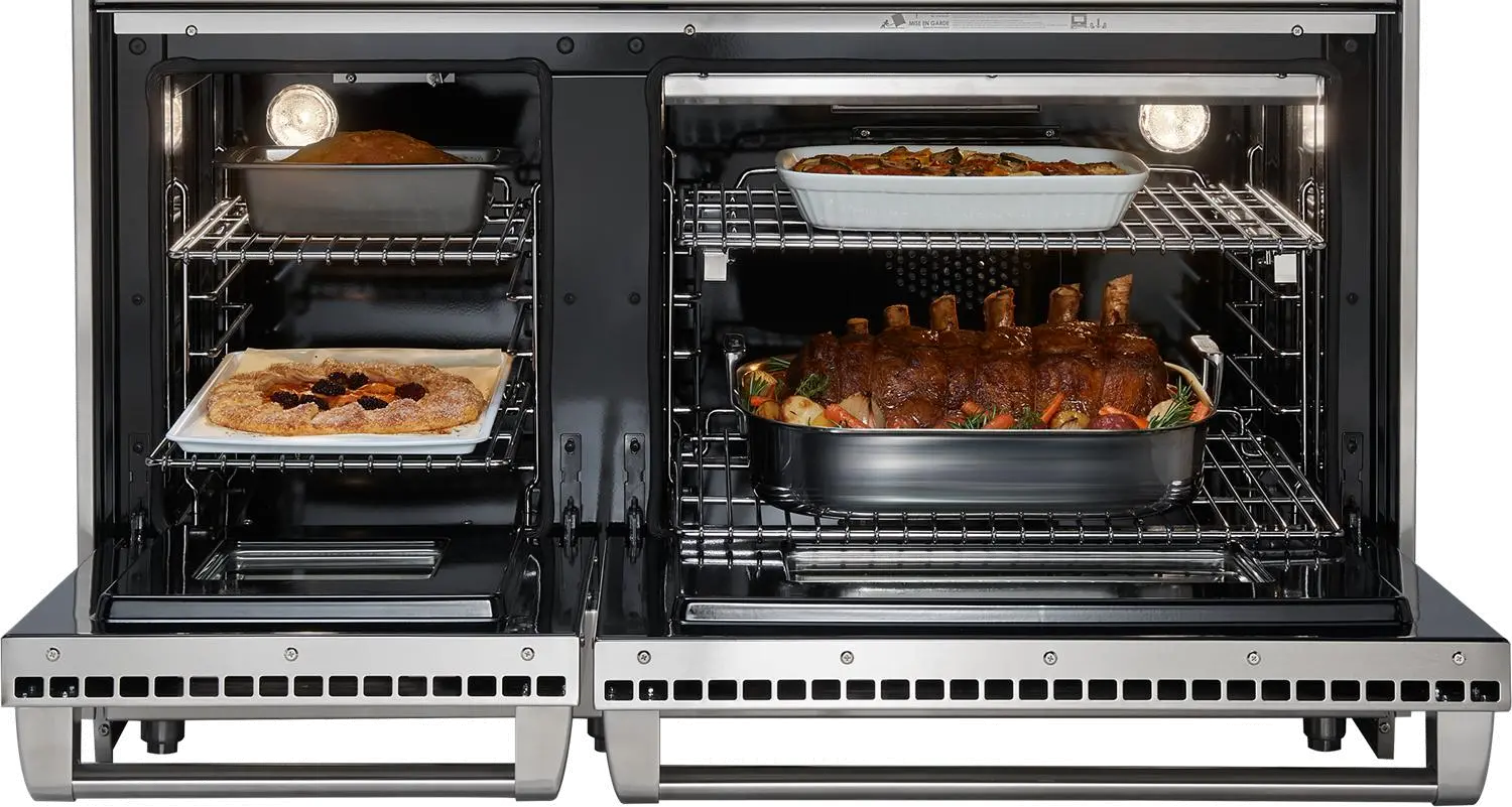 GR486G-LP Wolf 6.9 cu ft Double Oven LP Gas Range - Stainless Steel 48 Inch-3