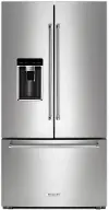 KRFC704FPS KitchenAid 24 Cu Ft French Door Refrigerator – Counter Depth Stainless Steel