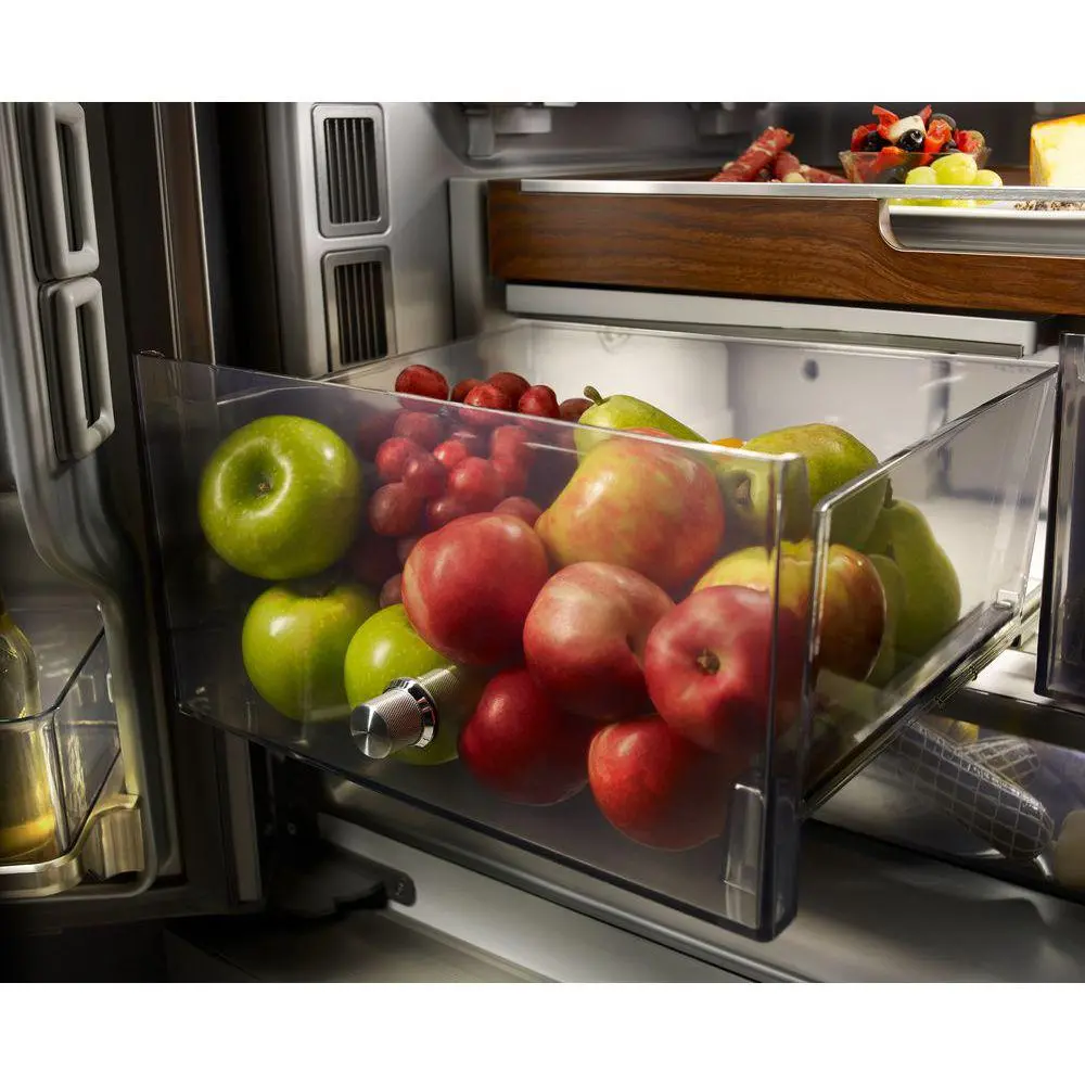 KRFC704FPS KitchenAid 24 Cu Ft French Door Refrigerator – Counter Depth Stainless Steel-9