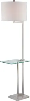 Floor Table Lamp with Glass Tray Table - Rudko