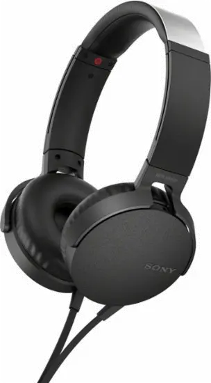 MDRXB550AP/B Sony Extra Bass On-Ear Headphones - Black-3