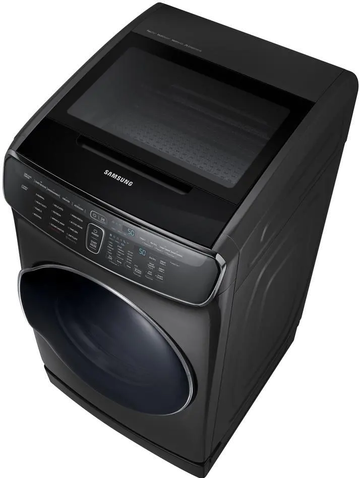 DVG60M9900V Samsung Gas FlexDry Dryer with Steam - 7.5 Total cu. ft. Black Stainless Steel-5