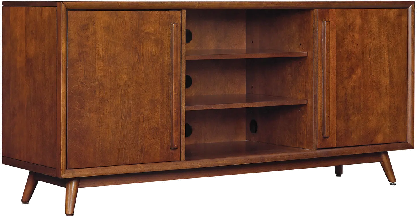 Mahogany TV Stand - Leawood-1