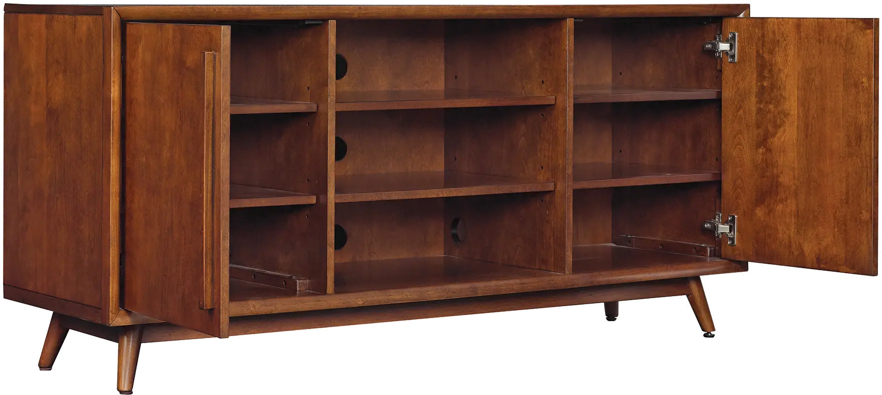 Mahogany TV Stand - Leawood-3