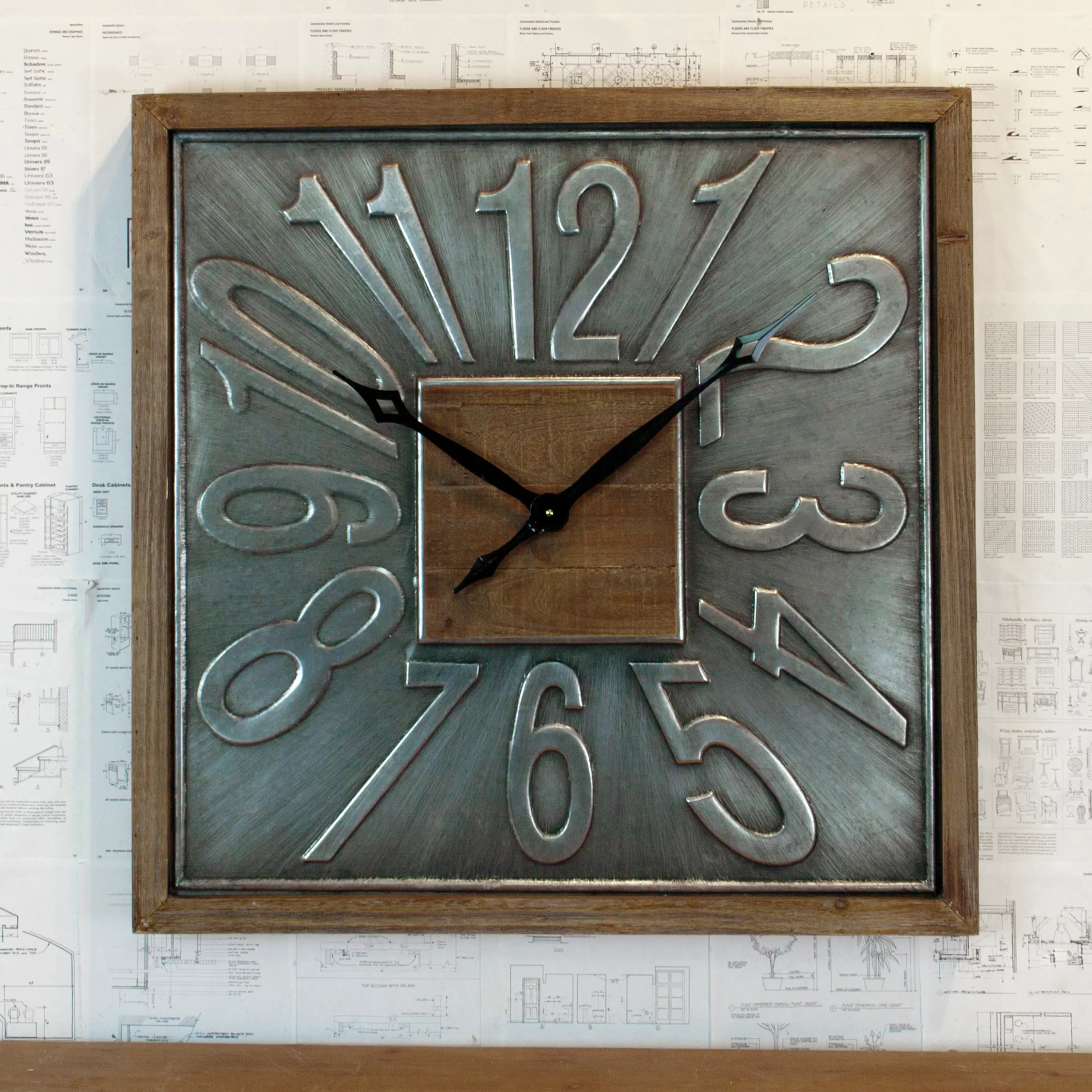 Wooden Wall Clock-2