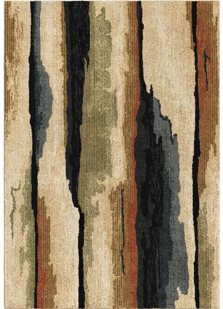 4413/8X11/NEXTGENERA Next-Generation 8 x 11 Rock Cliff Multi-Colored Area Rug-1