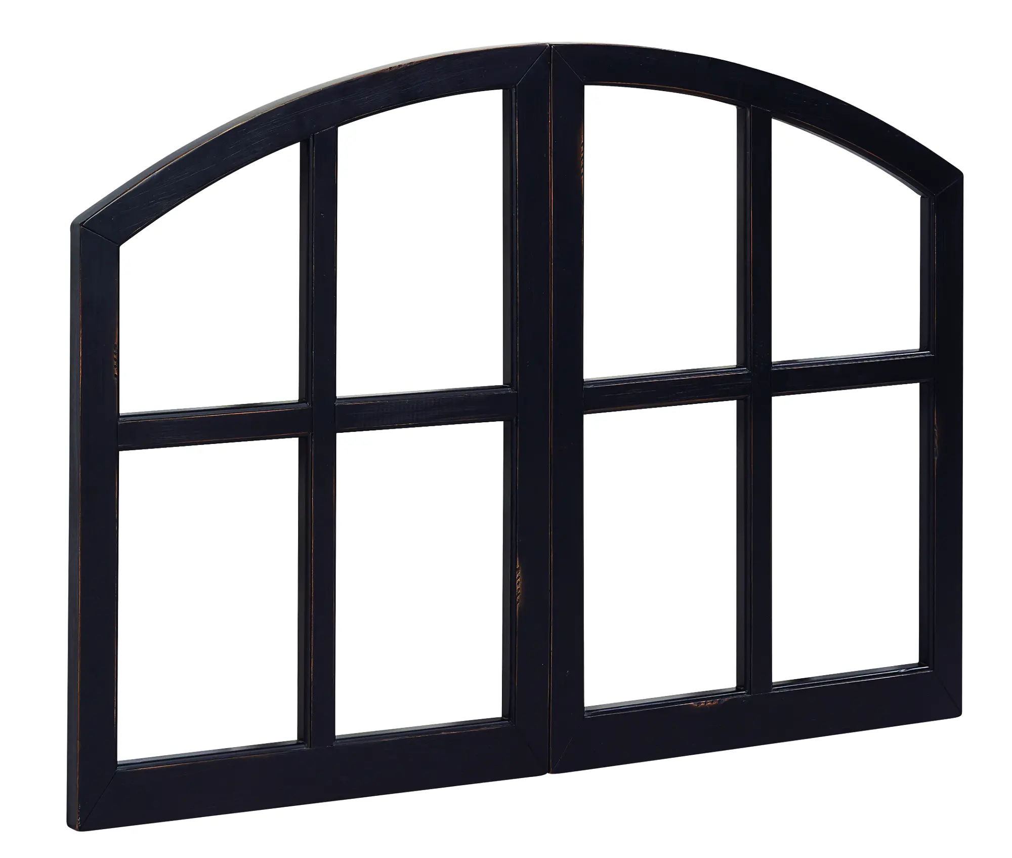 8031515DB Magnolia Home Furniture Chimney Black Simple Window Pane-1