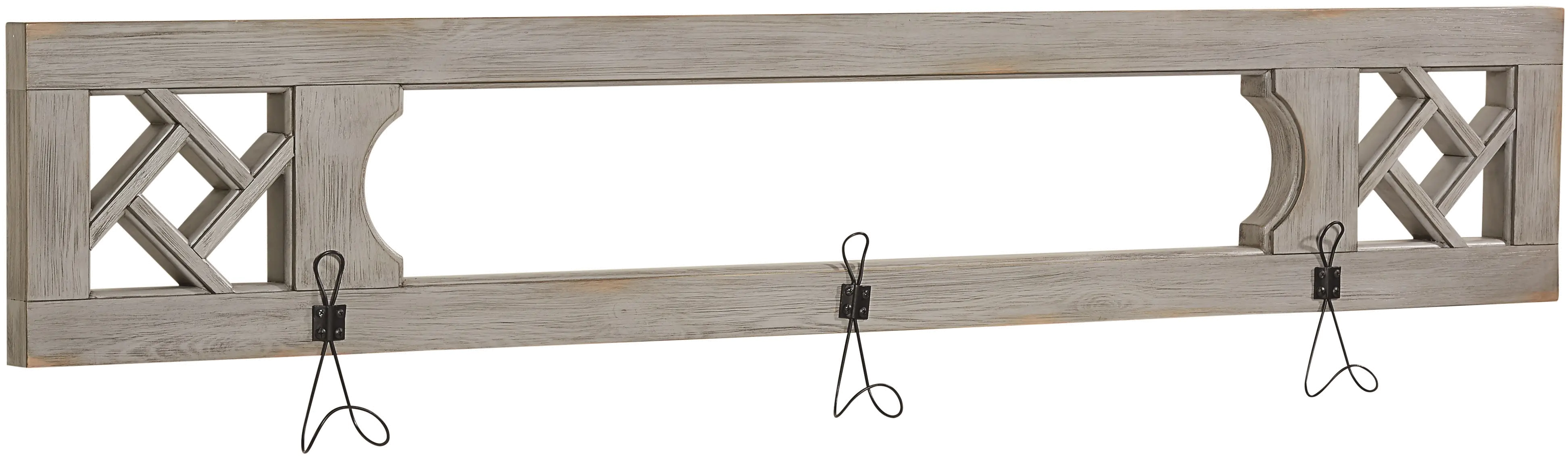 8032616WR Magnolia Home Furniture Wren Gray Wall Hanger-1