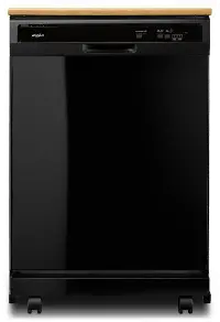 WDP370PAHB Whirlpool Portable Dishwasher - Black