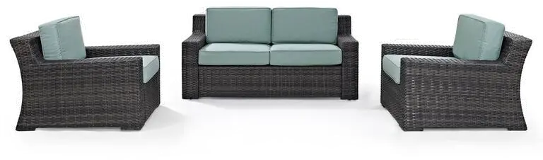 KO70098BR Beaufort Blue Mist and Wicker 3 pc Patio Set-1