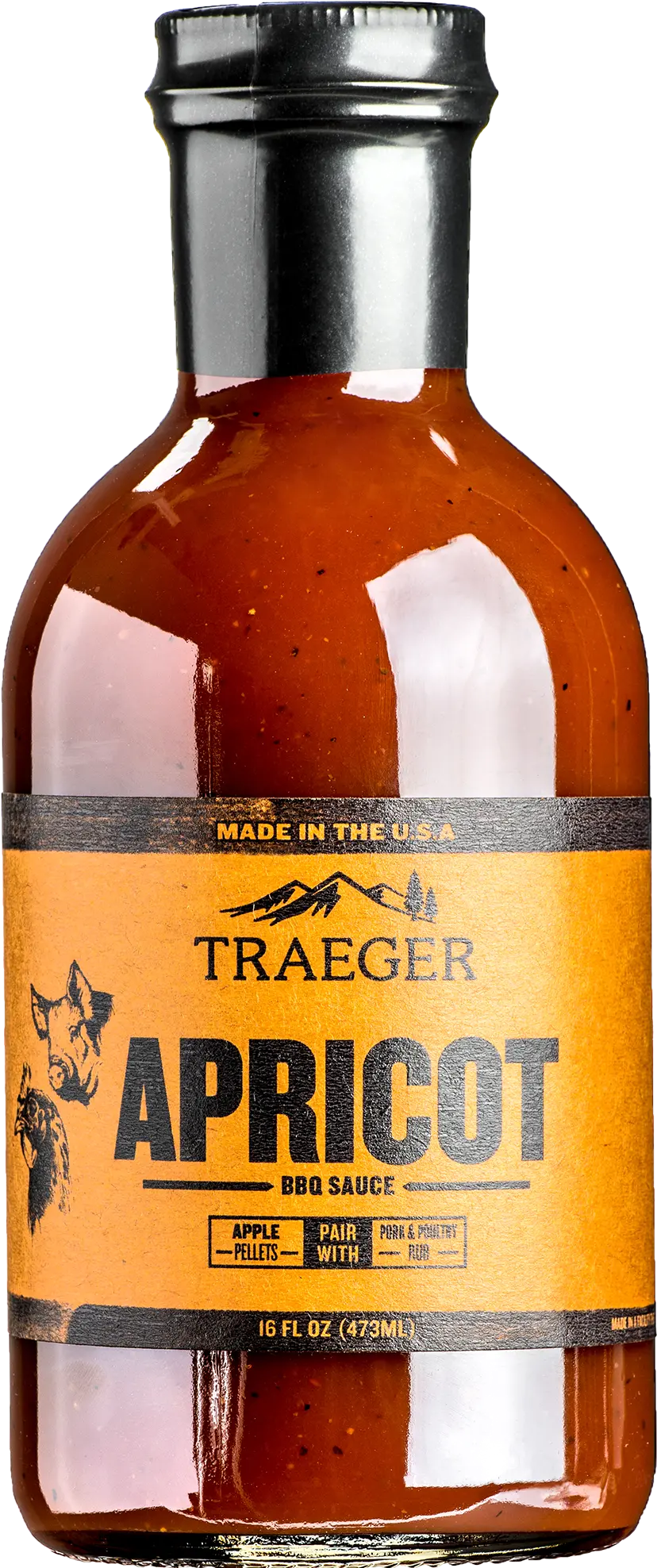 SAU028,APRICOT Traeger Grill Apricot BBQ Sauce-1