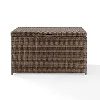 CO7305-WB Bradenton Brown Wicker Patio Storage Bin