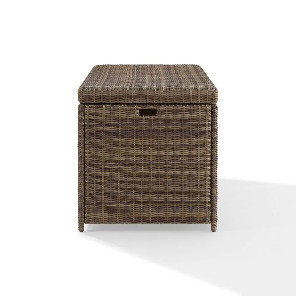 CO7305-WB Bradenton Brown Wicker Patio Storage Bin-6