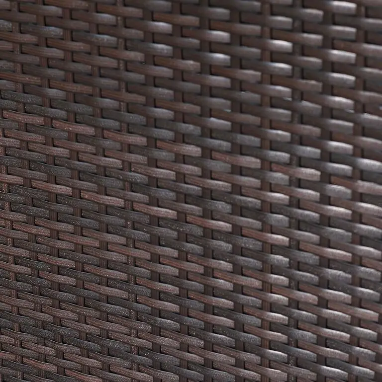 KO70048BR-GY Palm Harbor Gray and Wicker Patio Sofa-2