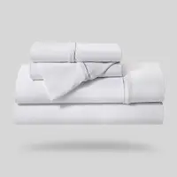 BGS199306 BedGear White Hyper Cotton King Bed Sheets