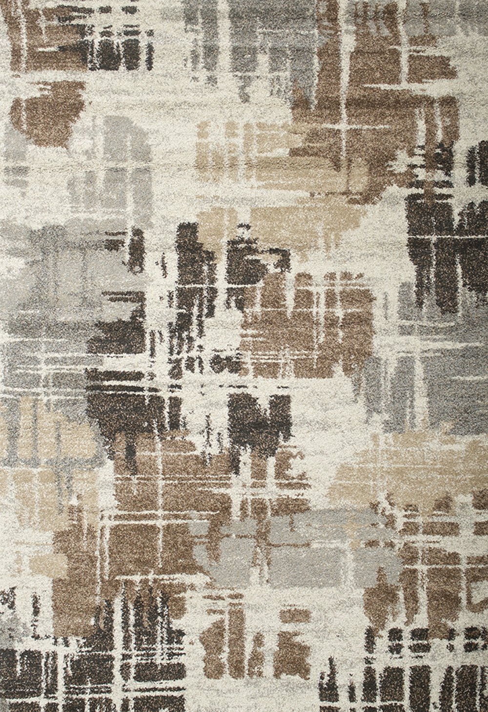 Granada 5 x 8 Brown Ivory and Gray Area Rug