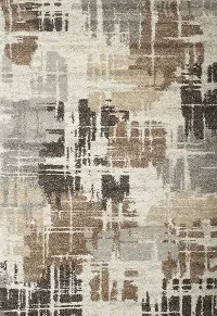 Granada 5 x 8 Brown, Ivory, and Gray Area Rug