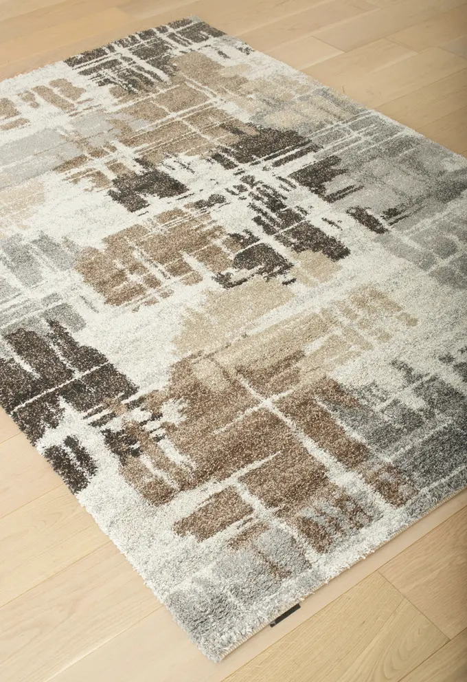 Granada 8 x 11 Brown, Ivory, and Gray Area Rug-2