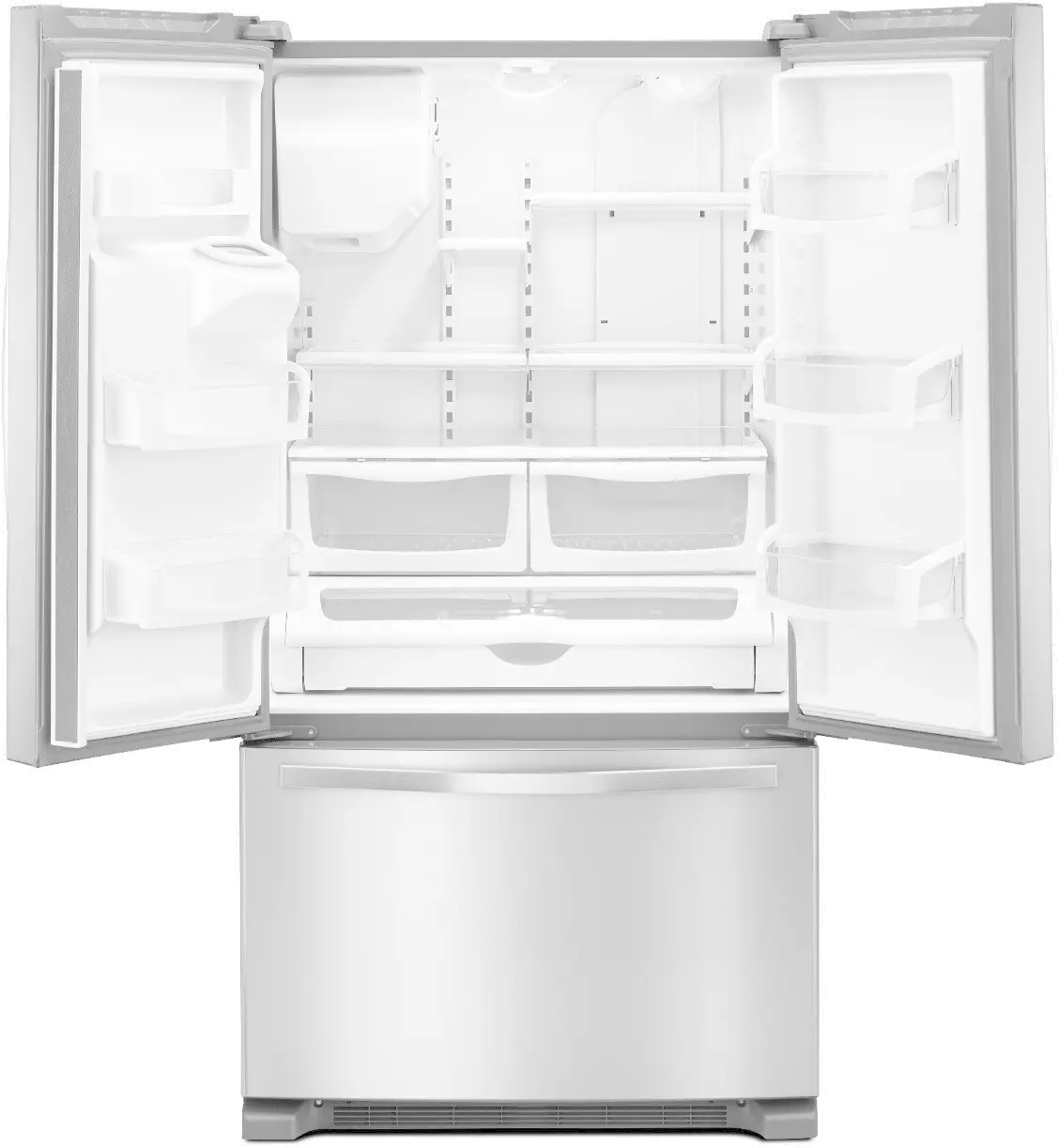 WRF555SDFZ Whirlpool 24.7 cu ft French Door Refrigerator - Stainless Steel-1