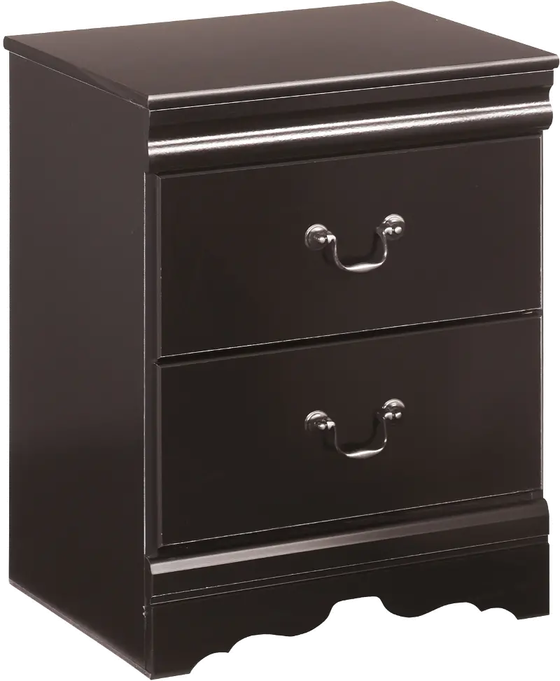 Huey Vineyard Black Nightstand