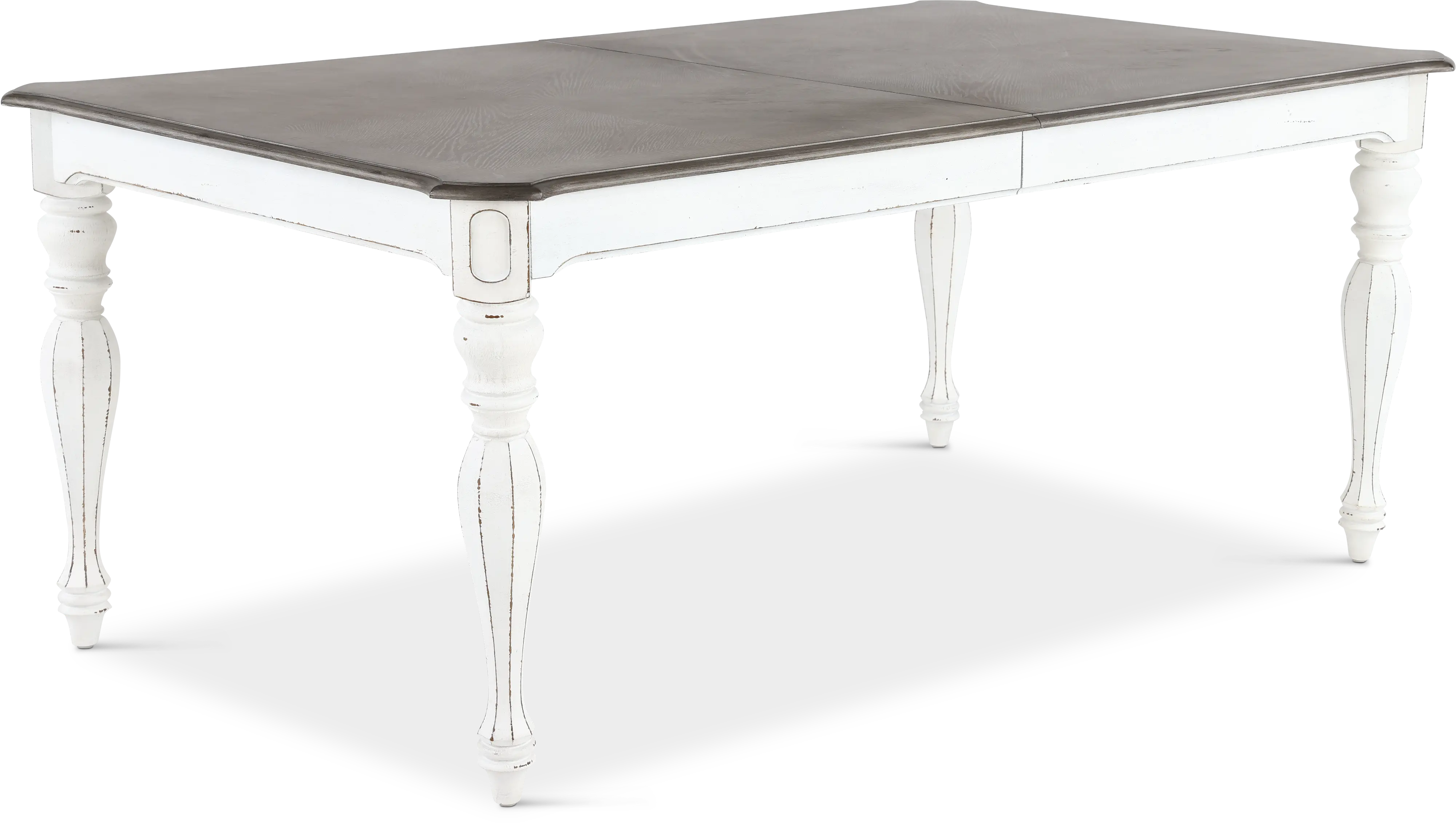 244-T4490 Magnolia Manor Antique White Dining Table-5