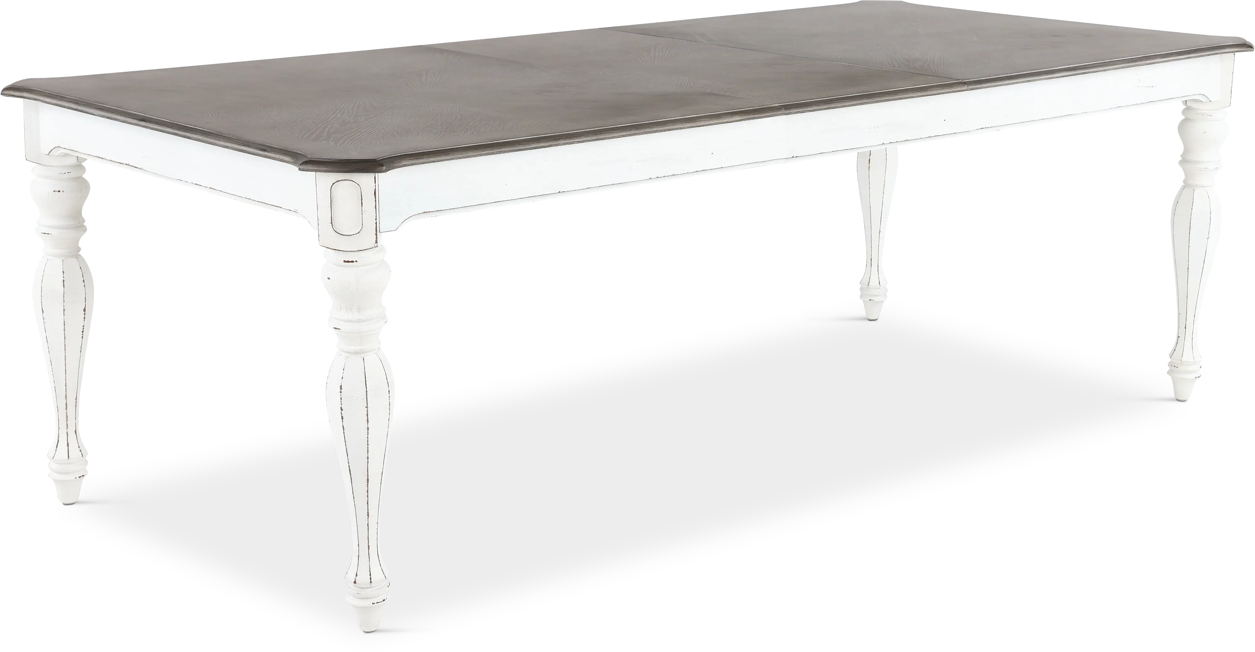 244-T4490 Magnolia Manor Antique White Dining Table-7