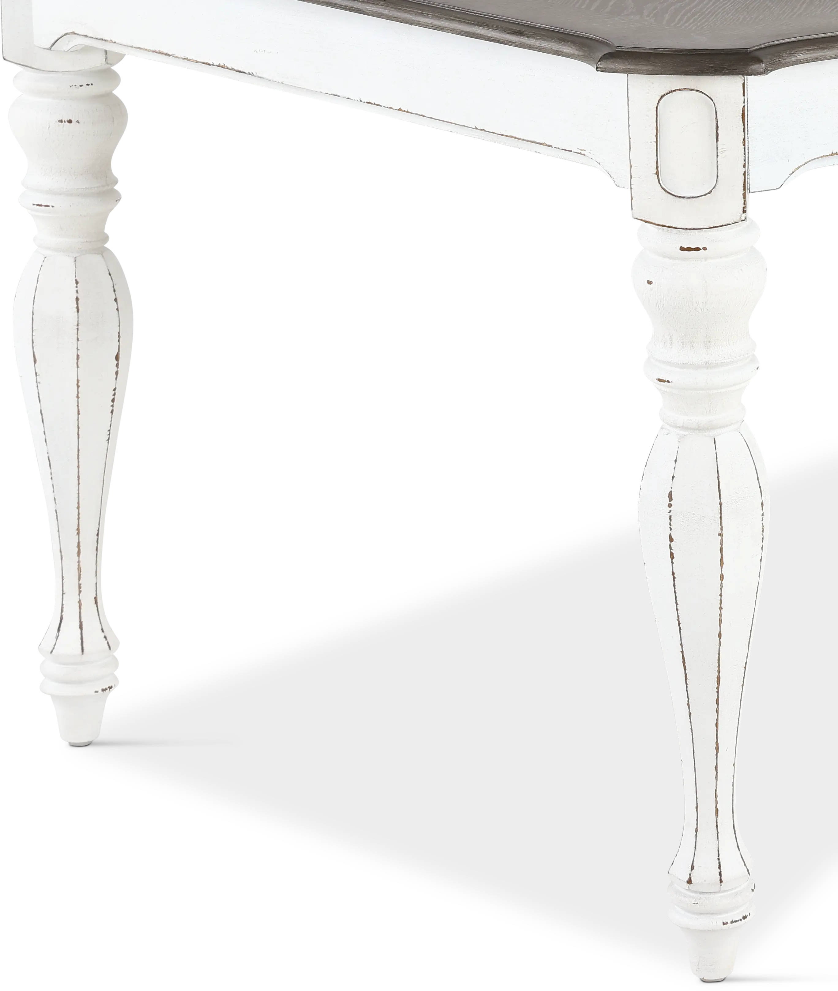 244-T4490 Magnolia Manor Antique White Dining Table-9
