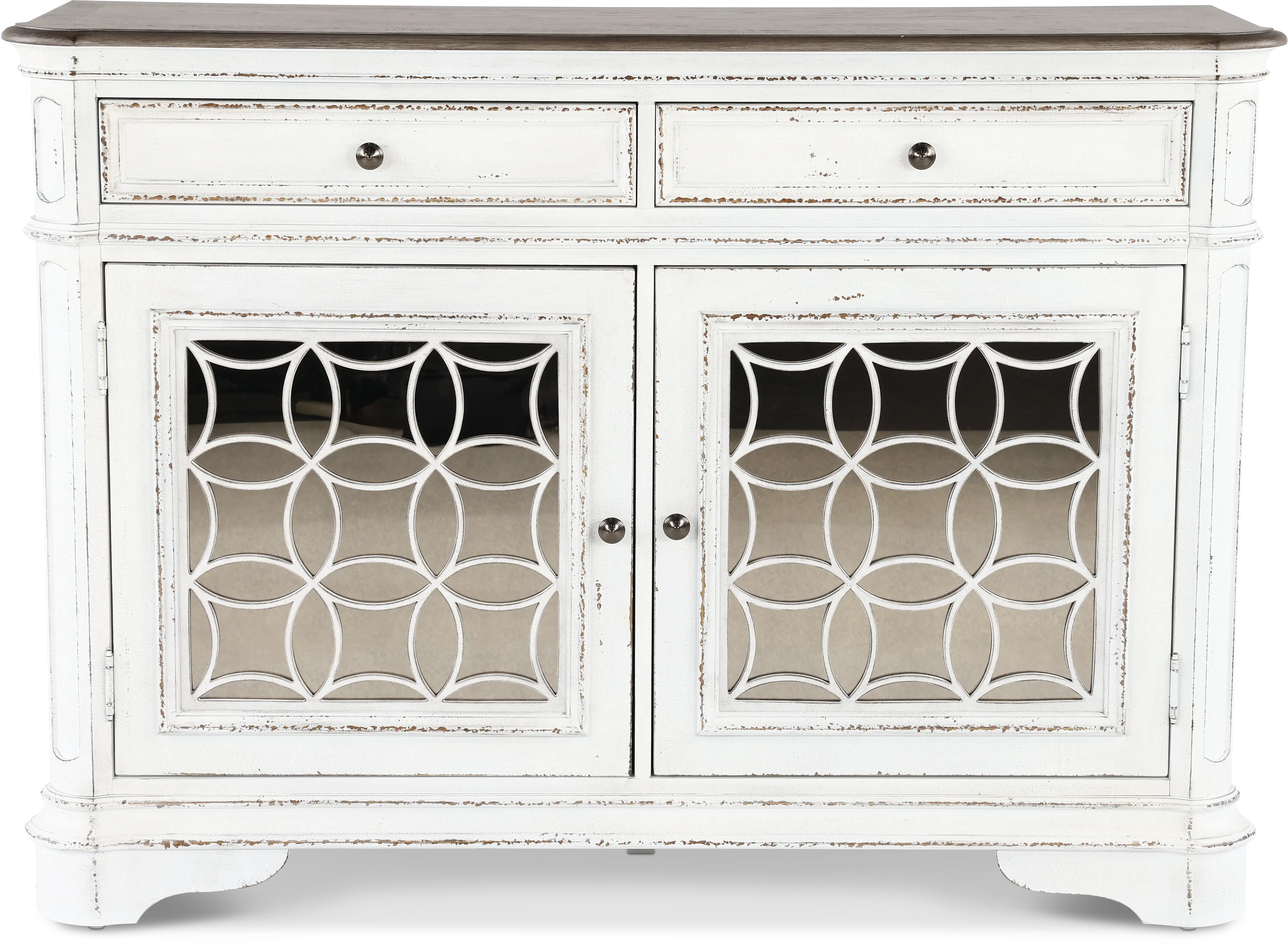 244-CB5692 Magnolia Manor Antique White Buffet-1